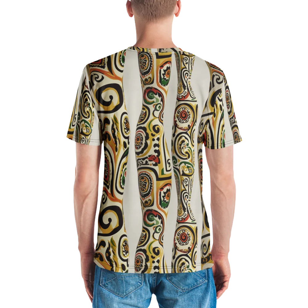 Persian Current on Men's Crew Neck T-Shirt — Back