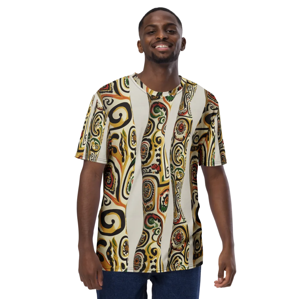 Persian Current on Men's Crew Neck T-Shirt — Front