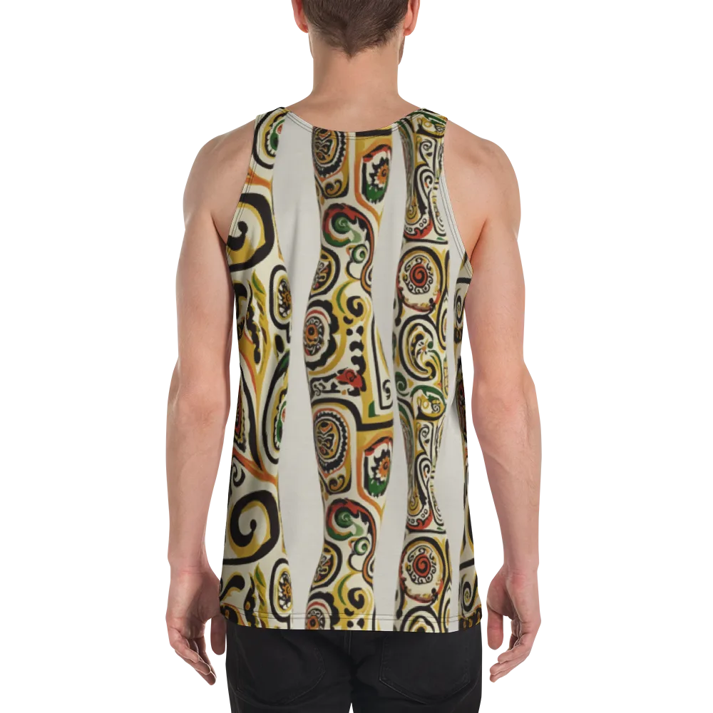 Persian Current on Men's Tank Top — Back