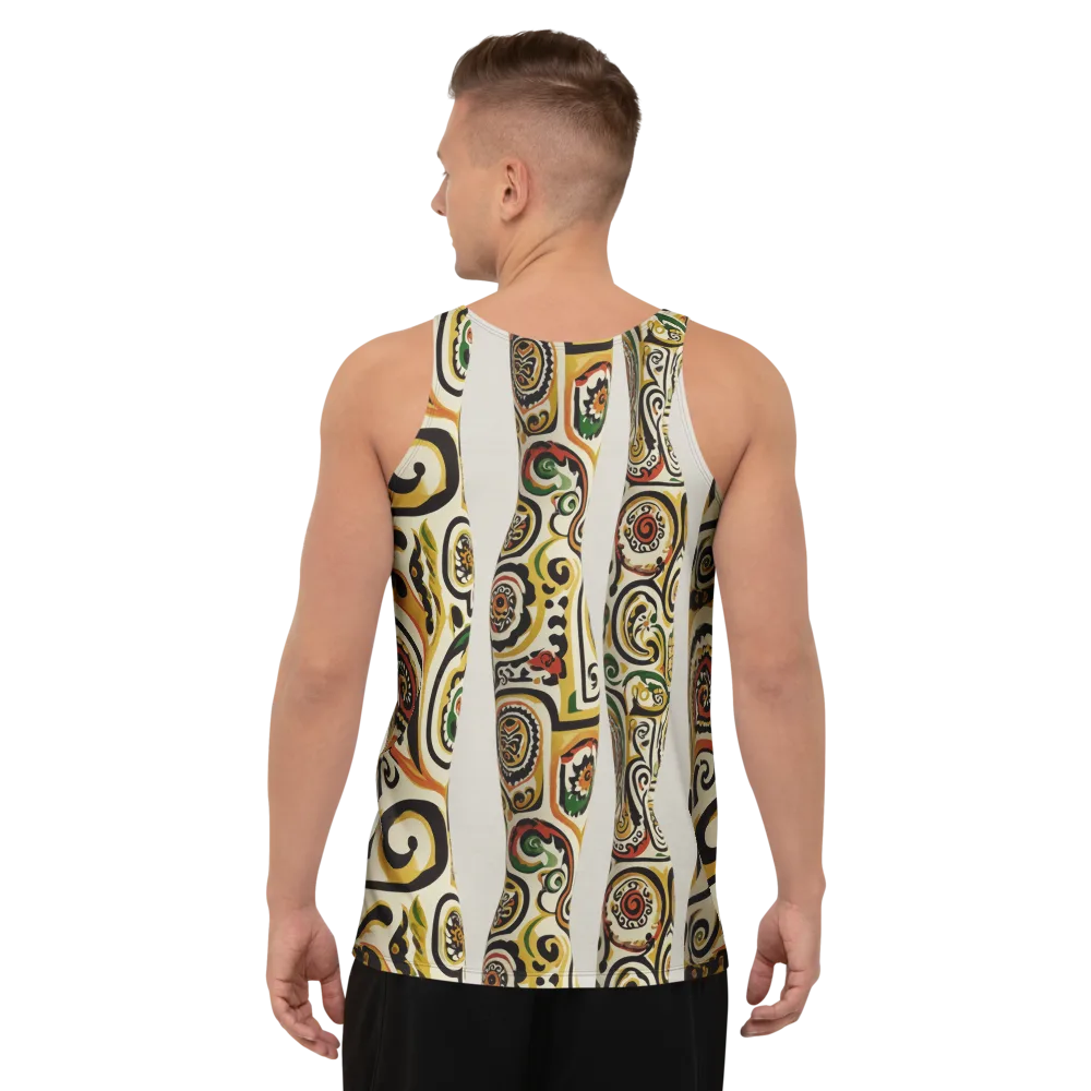 Persian Current on Men's Tank Top — Back