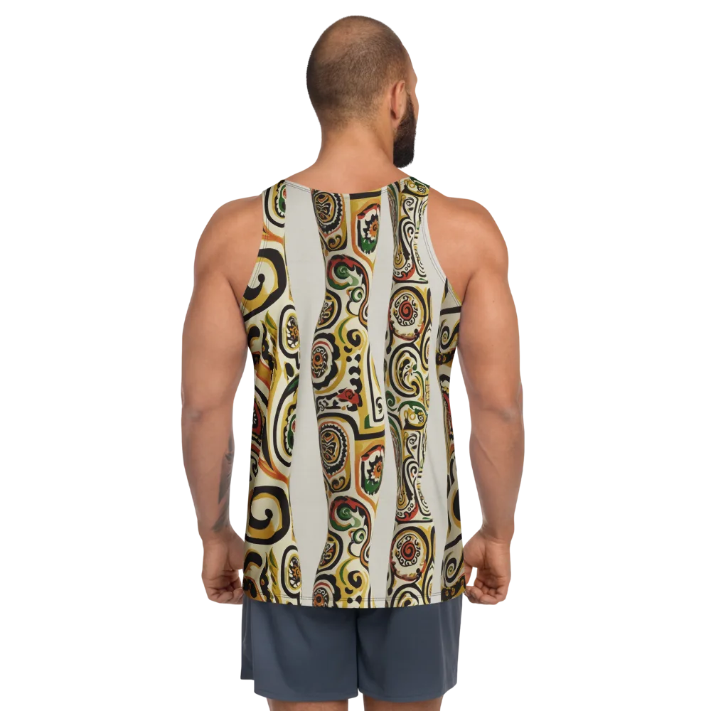 Persian Current on Men's Tank Top — Back