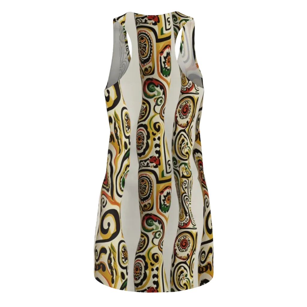Persian Current on Racerback Dress — Back