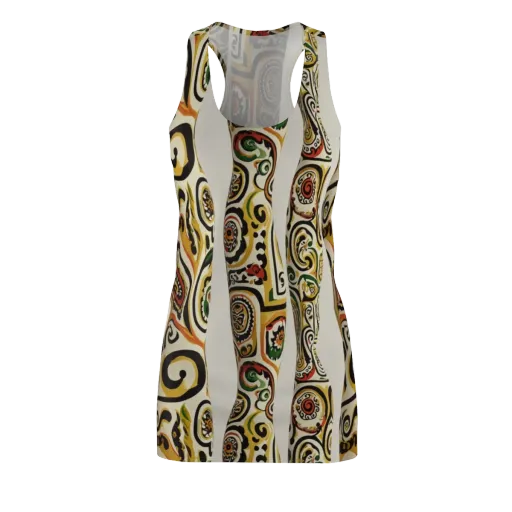 Persian Current on a Racerback Dress