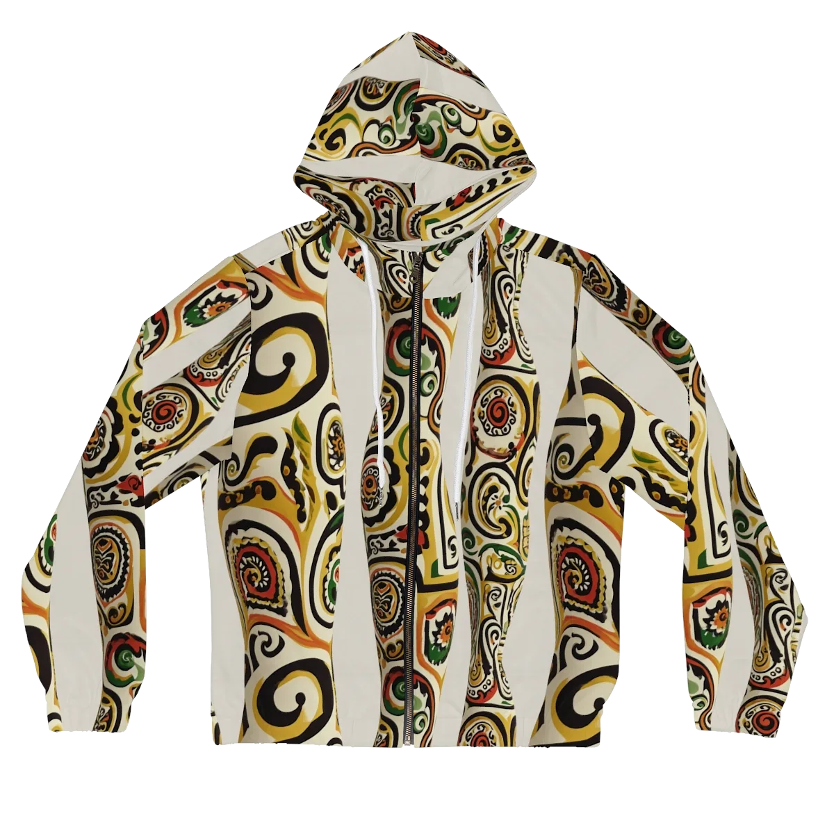 Persian Current on Women's Full-Zip Hoodie — Front