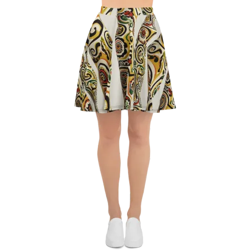 Persian Current on a Skater Skirt