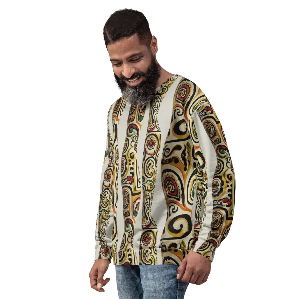 Persian Current on Sweatshirt — Left Front