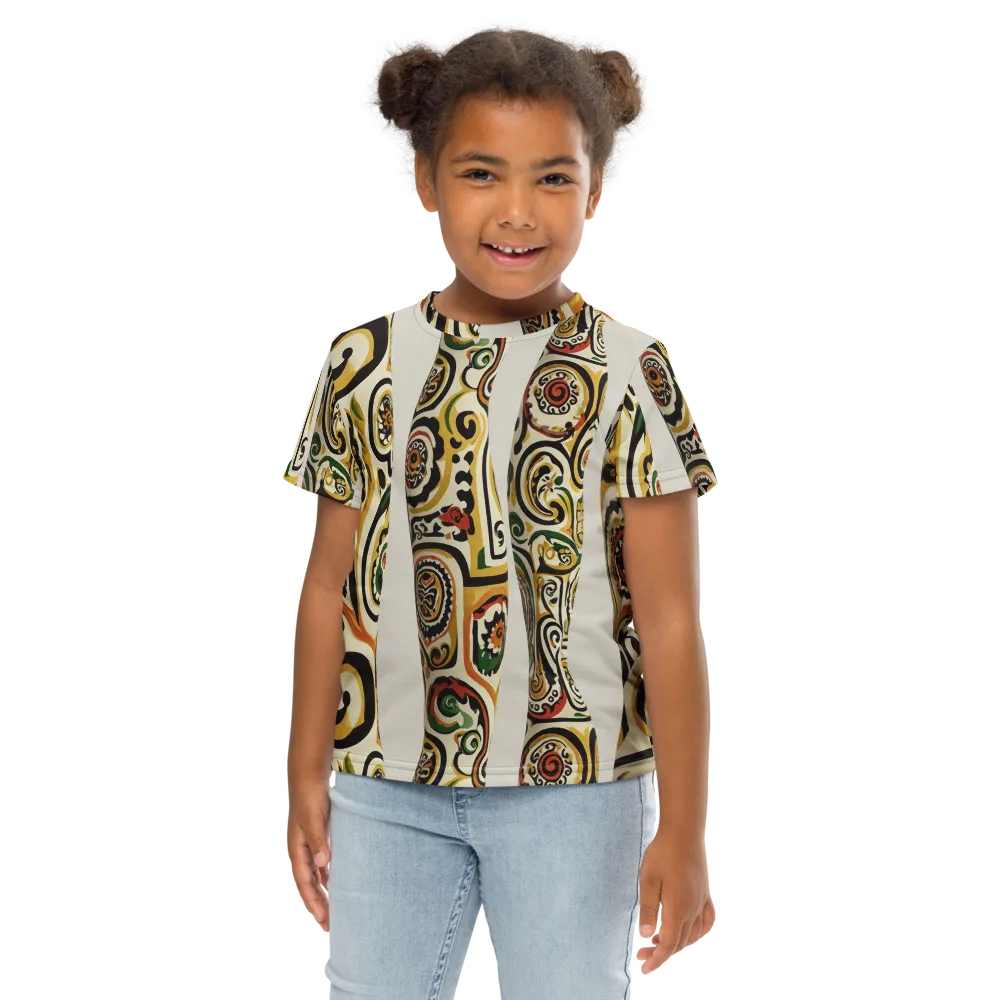 Persian Current on Kids Crew Neck T-Shirt — Front