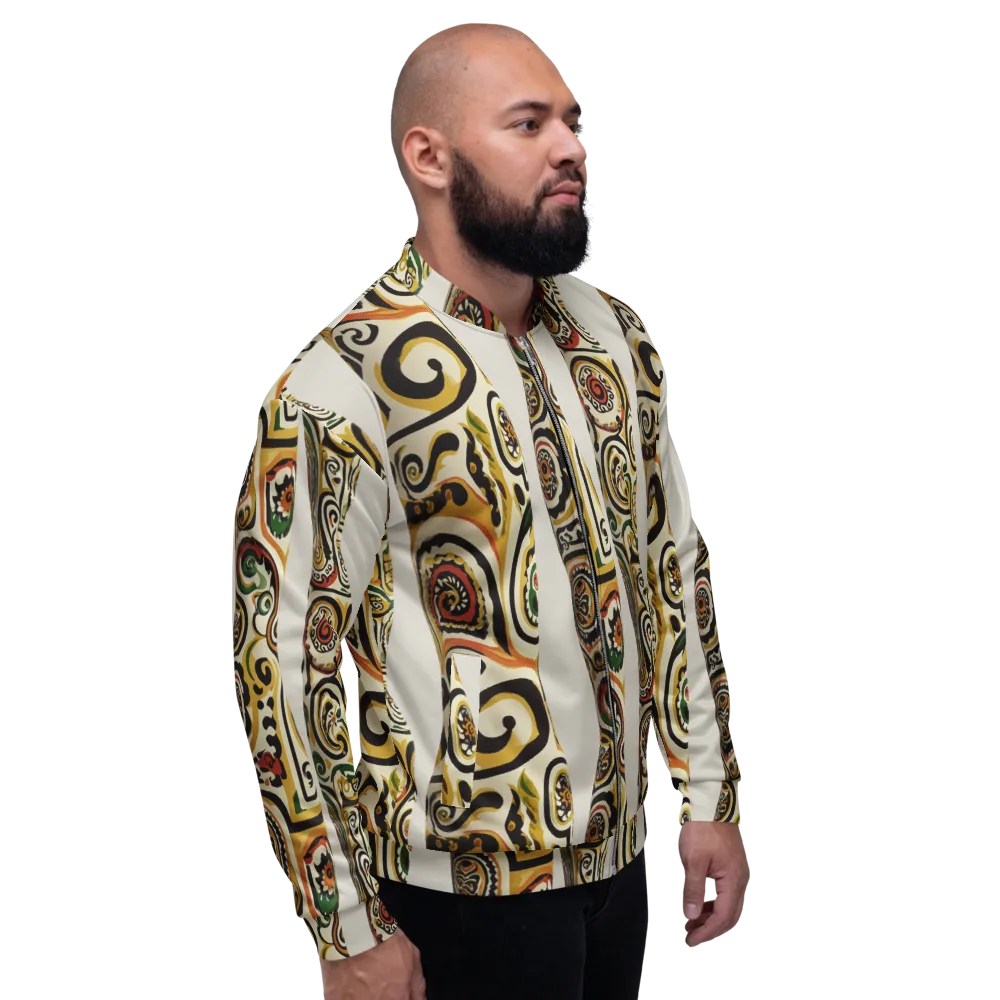 Persian Current on Bomber Jacket — Right