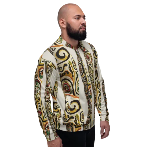 Persian Current on a Bomber Jacket
