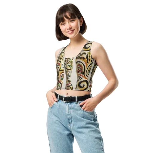Persian Current on a Crop Top