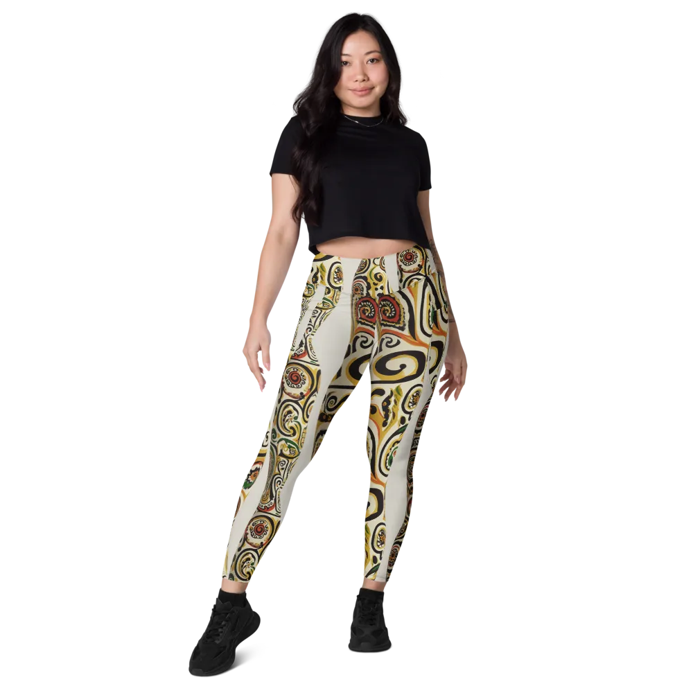 Persian Current on Leggings with Pockets — Front