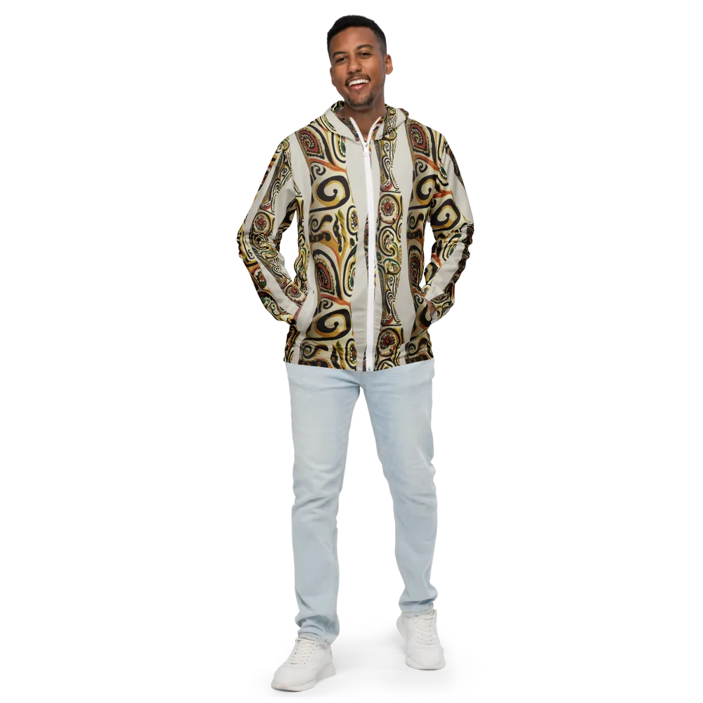 Persian Current on Men's Windbreaker — Front