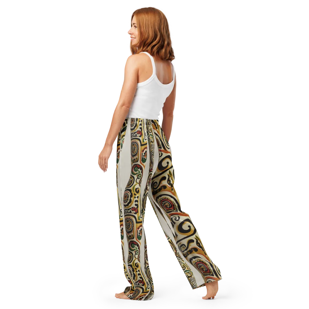 Persian Current on Women's Pajama Pants — Back