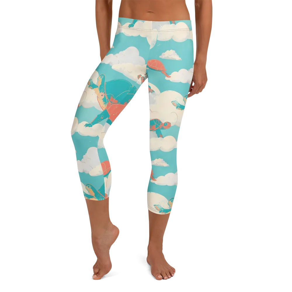 Cloudshell Migration on Capri Leggings — Front