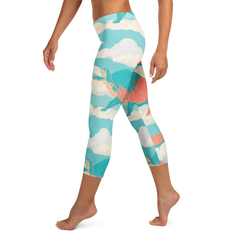 Cloudshell Migration on Capri Leggings — Left