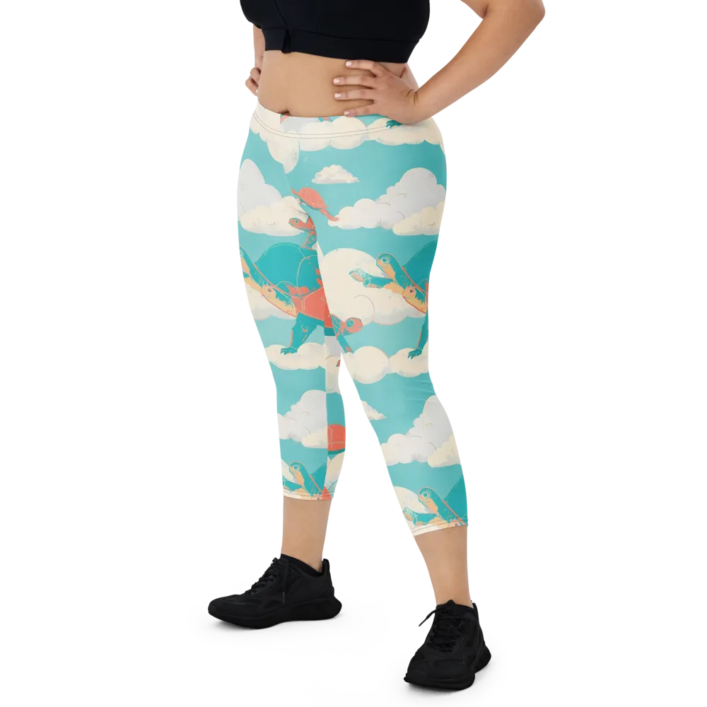 Cloudshell Migration on Capri Leggings — Front