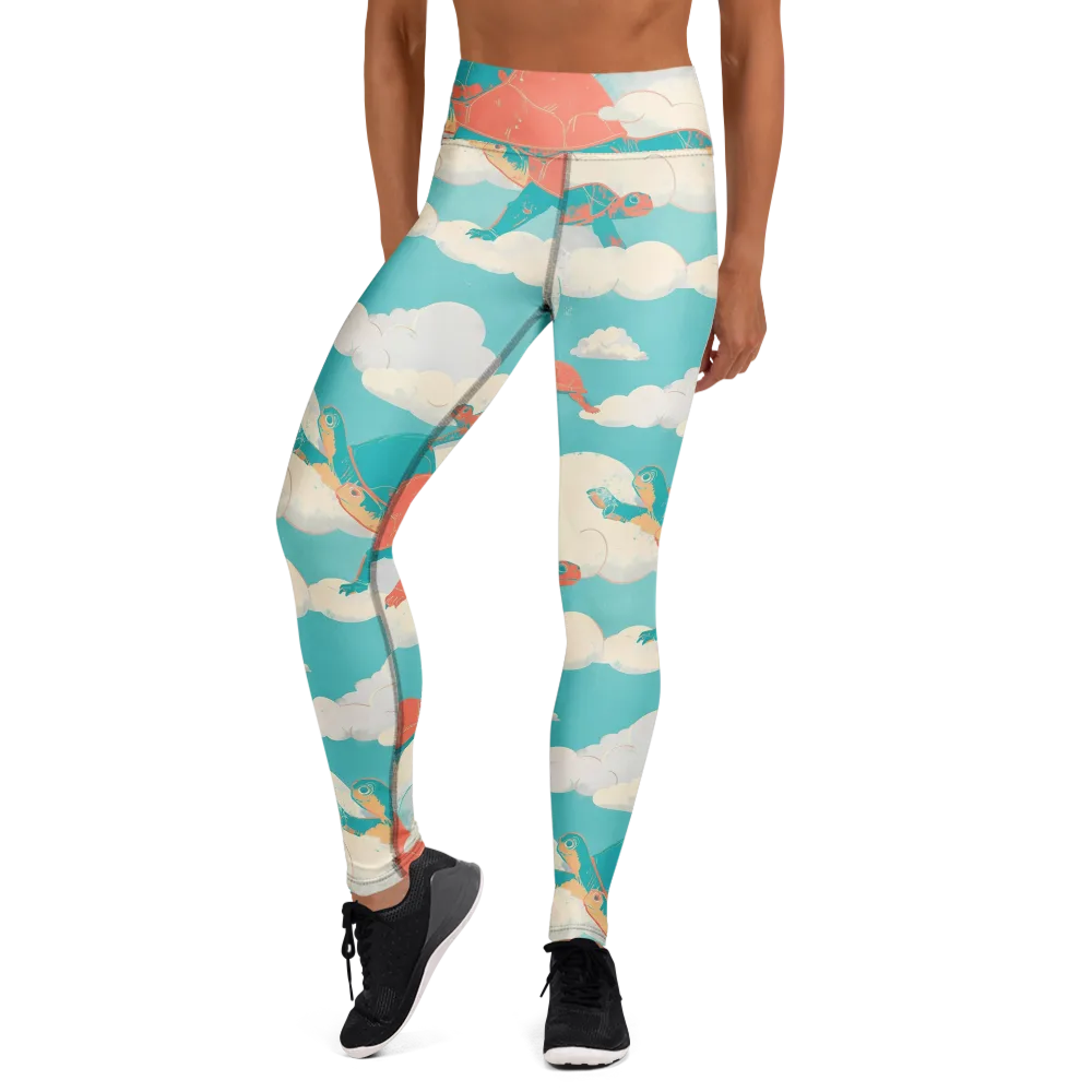 Cloudshell Migration on Yoga Leggings — Front
