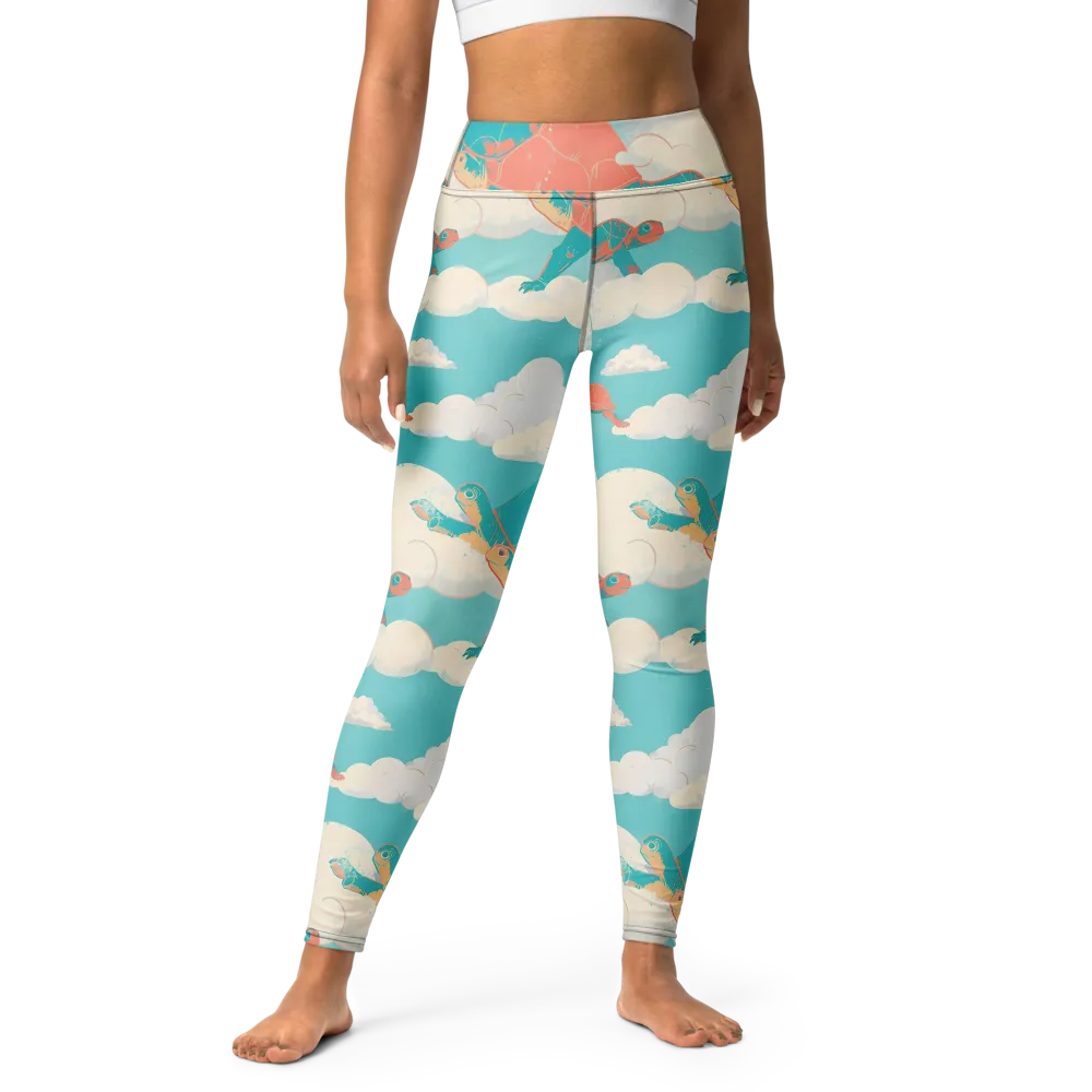 Cloudshell Migration on Yoga Leggings — Front