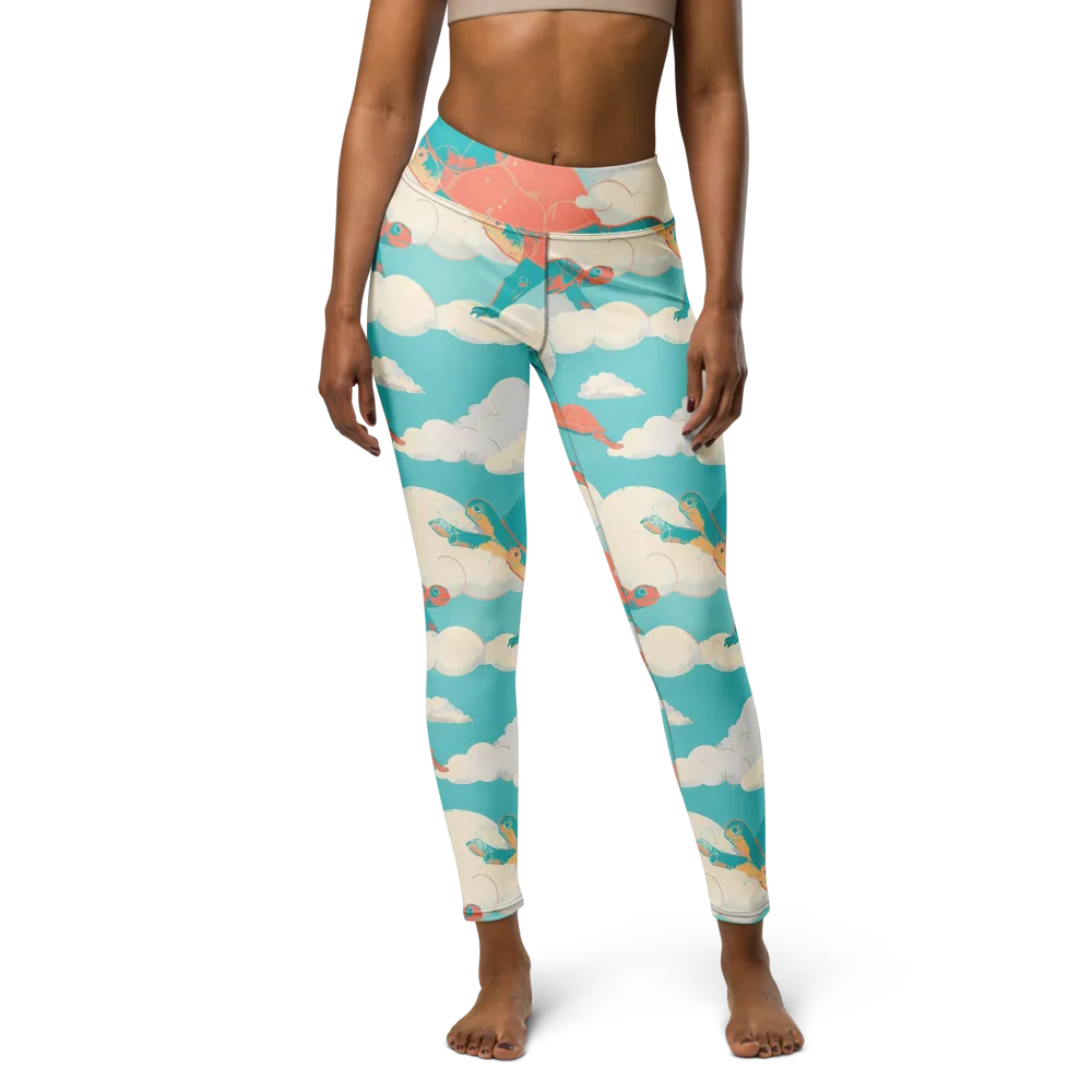 Cloudshell Migration on Yoga Leggings — Front
