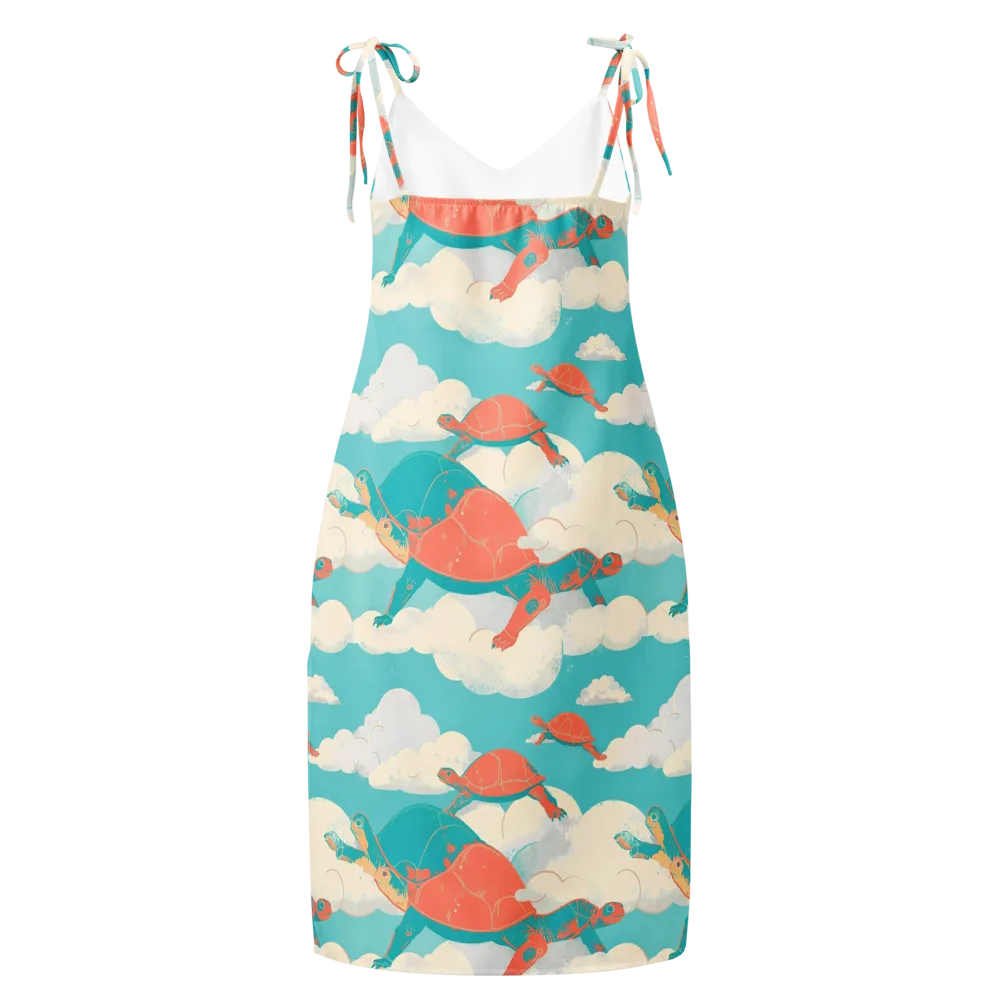 Cloudshell Migration on Slip Dress — Back