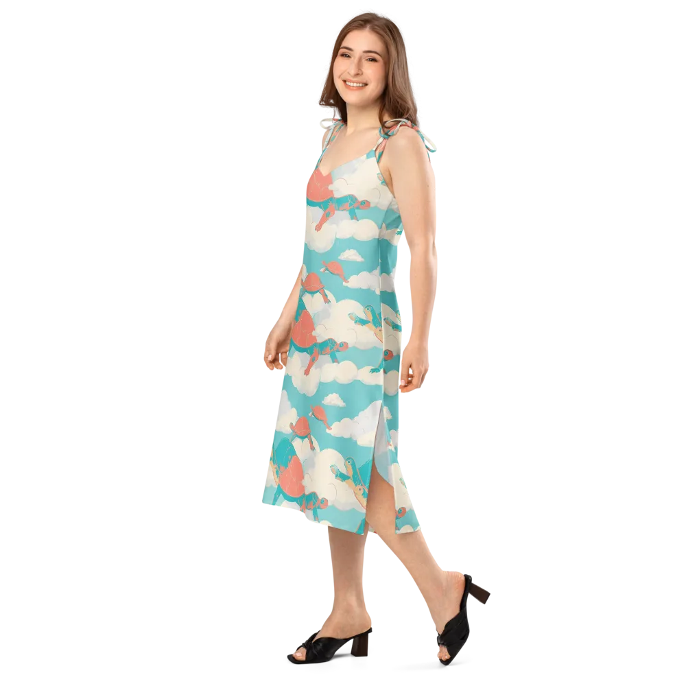 Cloudshell Migration on Slip Dress — Left Front