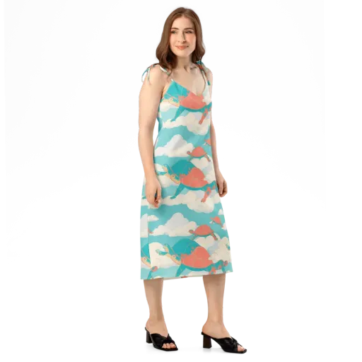 Cloudshell Migration on a Slip Dress
