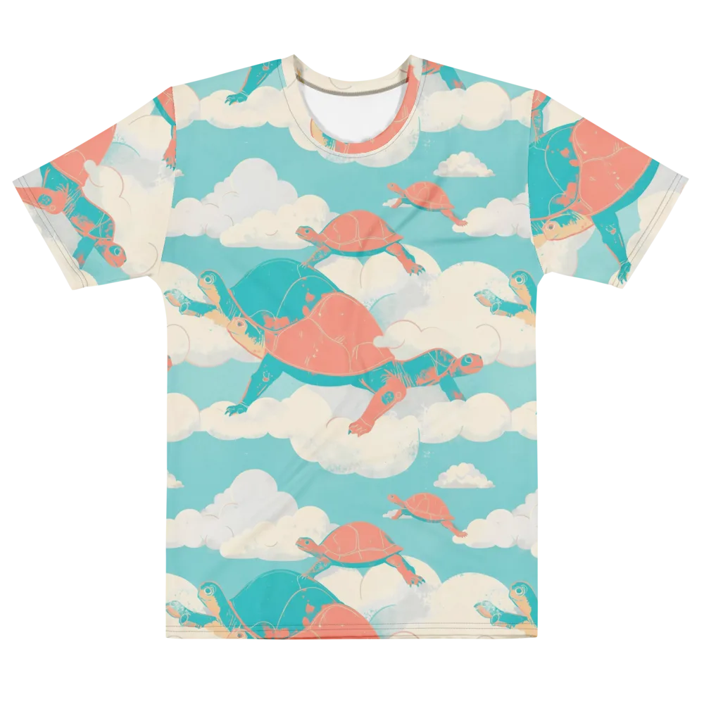 Cloudshell Migration on Men's Cotton Crew Neck T-Shirt — Front