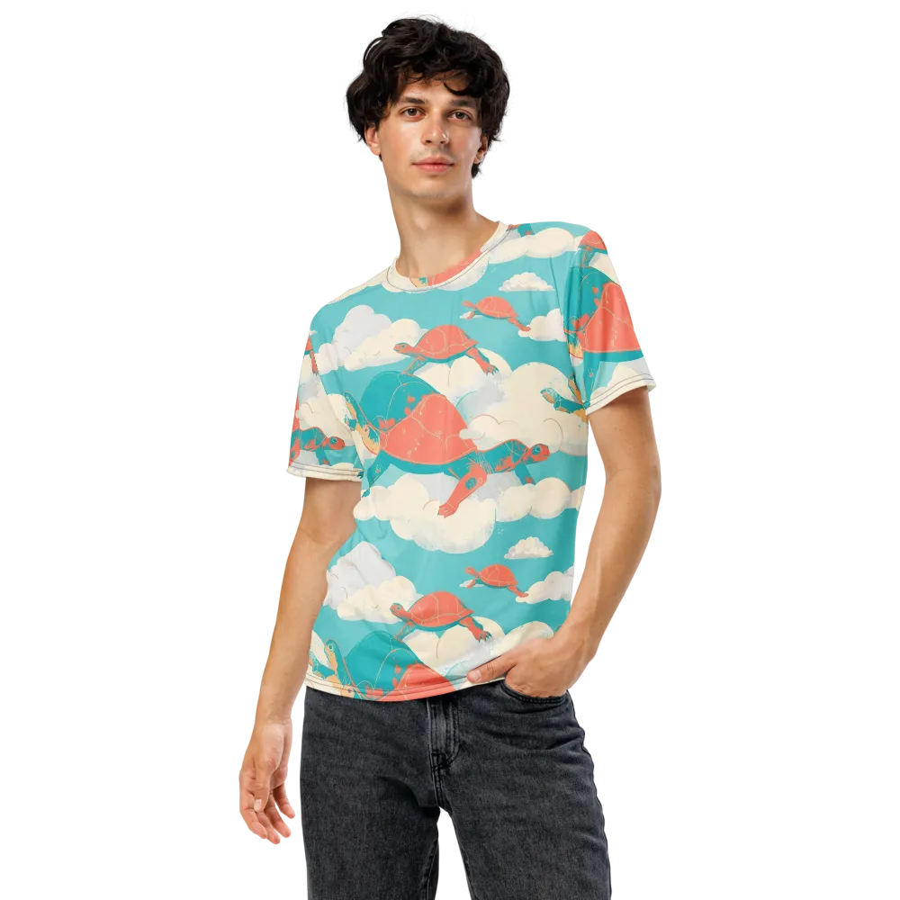 Cloudshell Migration on Men's Crew Neck T-Shirt — Front