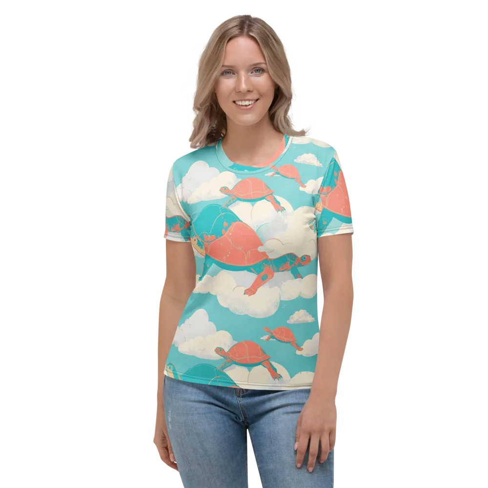 Cloudshell Migration on Women's Crew Neck T-Shirt — Front