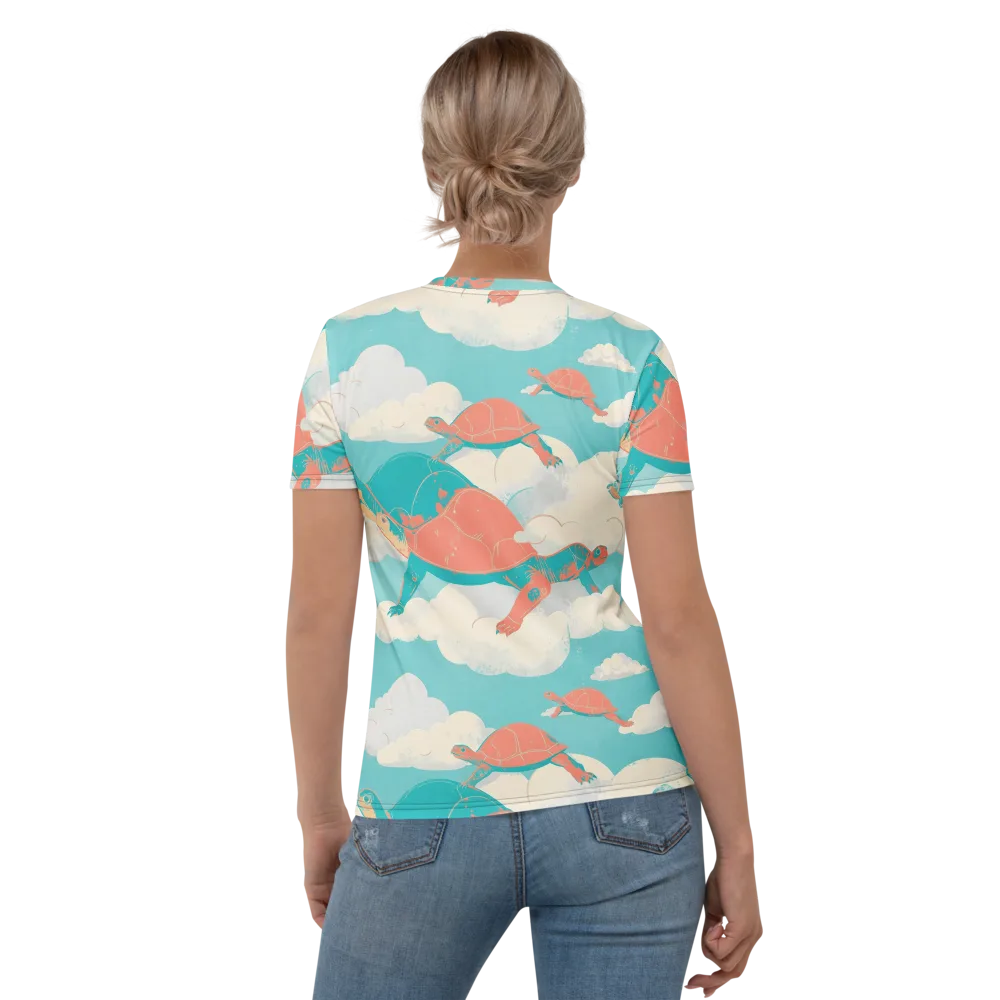 Cloudshell Migration on Women's Crew Neck T-Shirt — Back