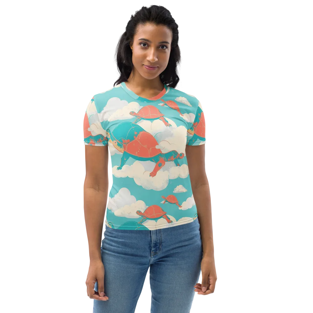 Cloudshell Migration on Women's Crew Neck T-Shirt — Front