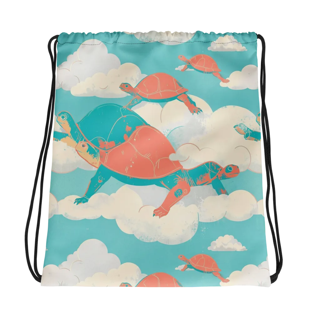 Cloudshell Migration on Drawstring Bag — Photo