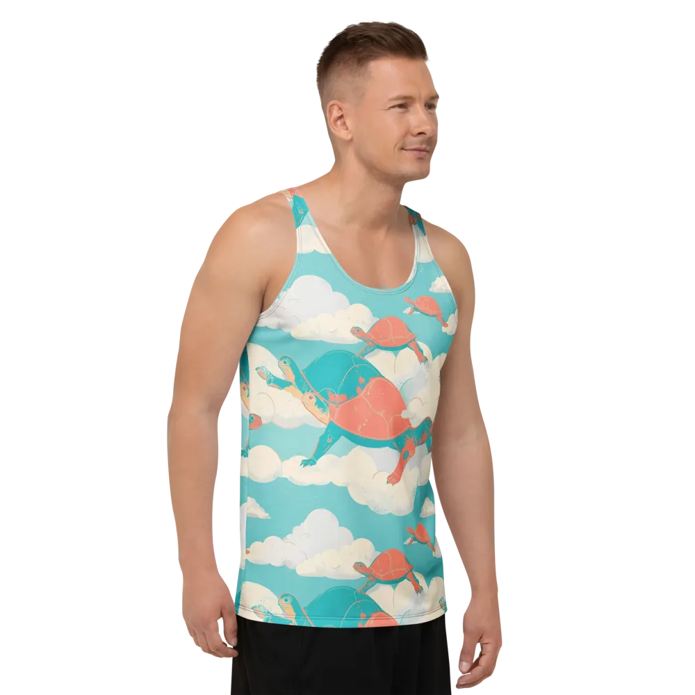 Cloudshell Migration on Men's Tank Top — Right Front