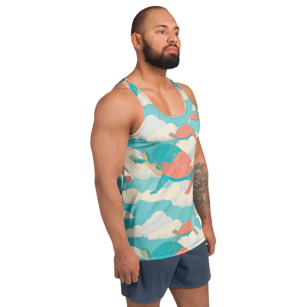 Cloudshell Migration on Men's Tank Top — Right Front
