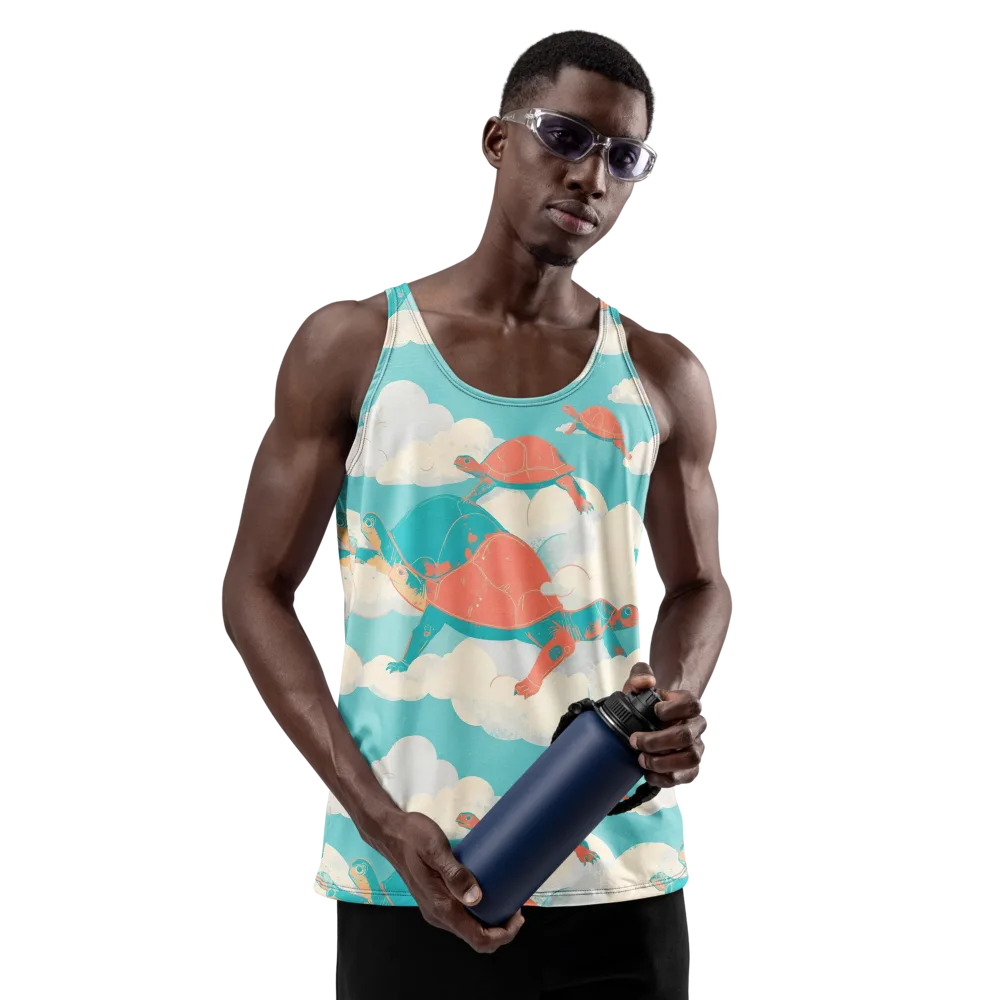 Cloudshell Migration on Men's Tank Top — Front