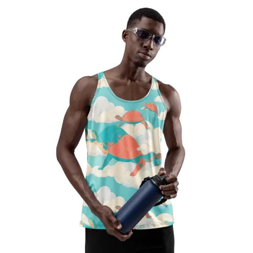 Cloudshell Migration on a Men's Tank Top