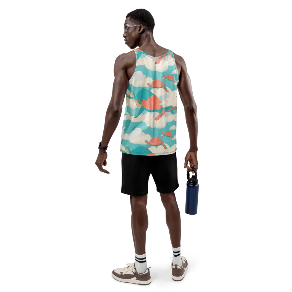 Cloudshell Migration on Men's Tank Top — Back