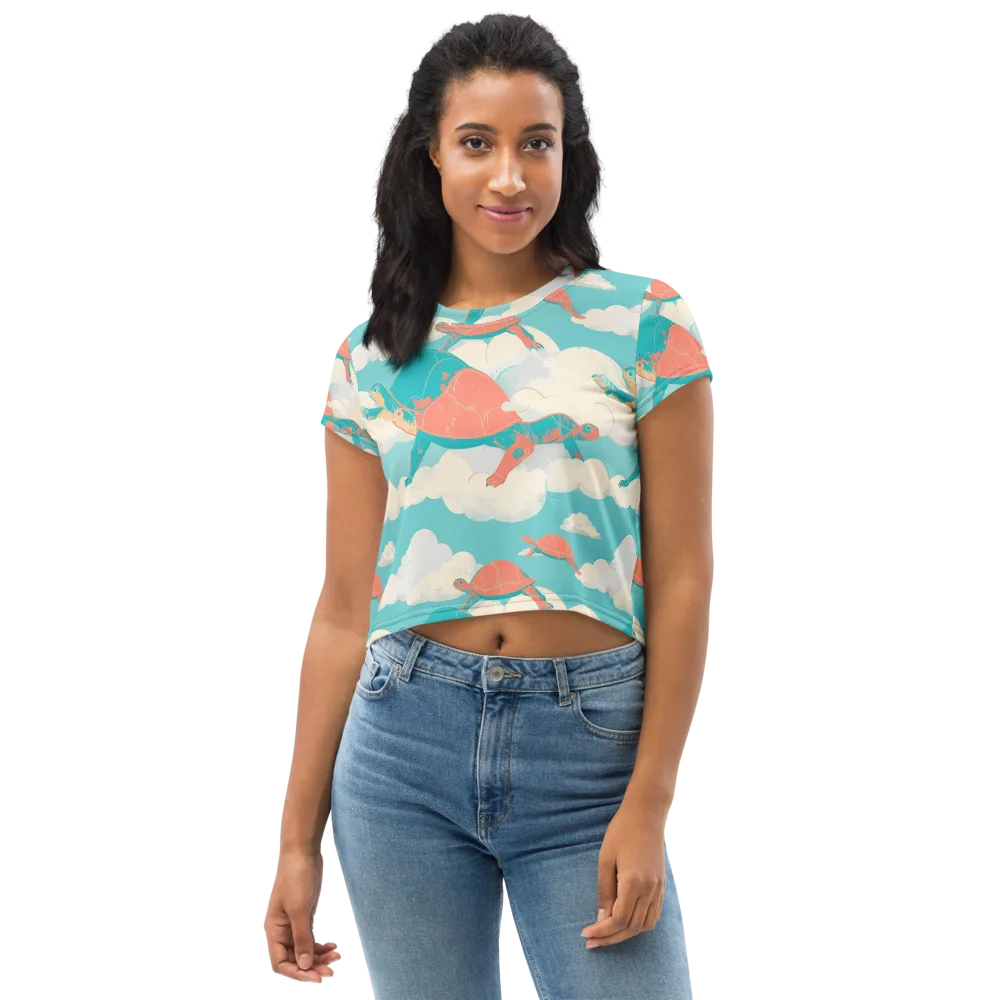 Cloudshell Migration on Crop Tee — Front
