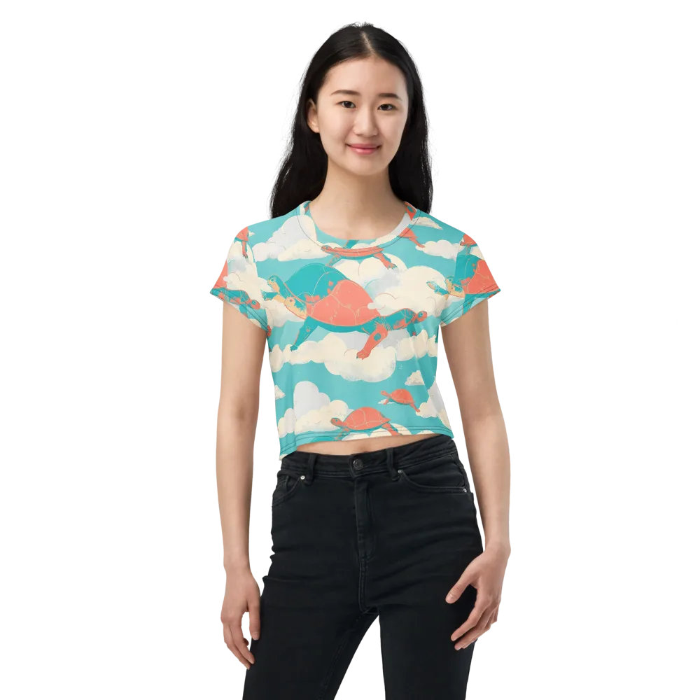 Cloudshell Migration on Crop Tee — Front