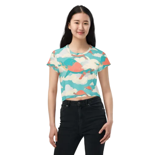 Cloudshell Migration on a Crop Tee