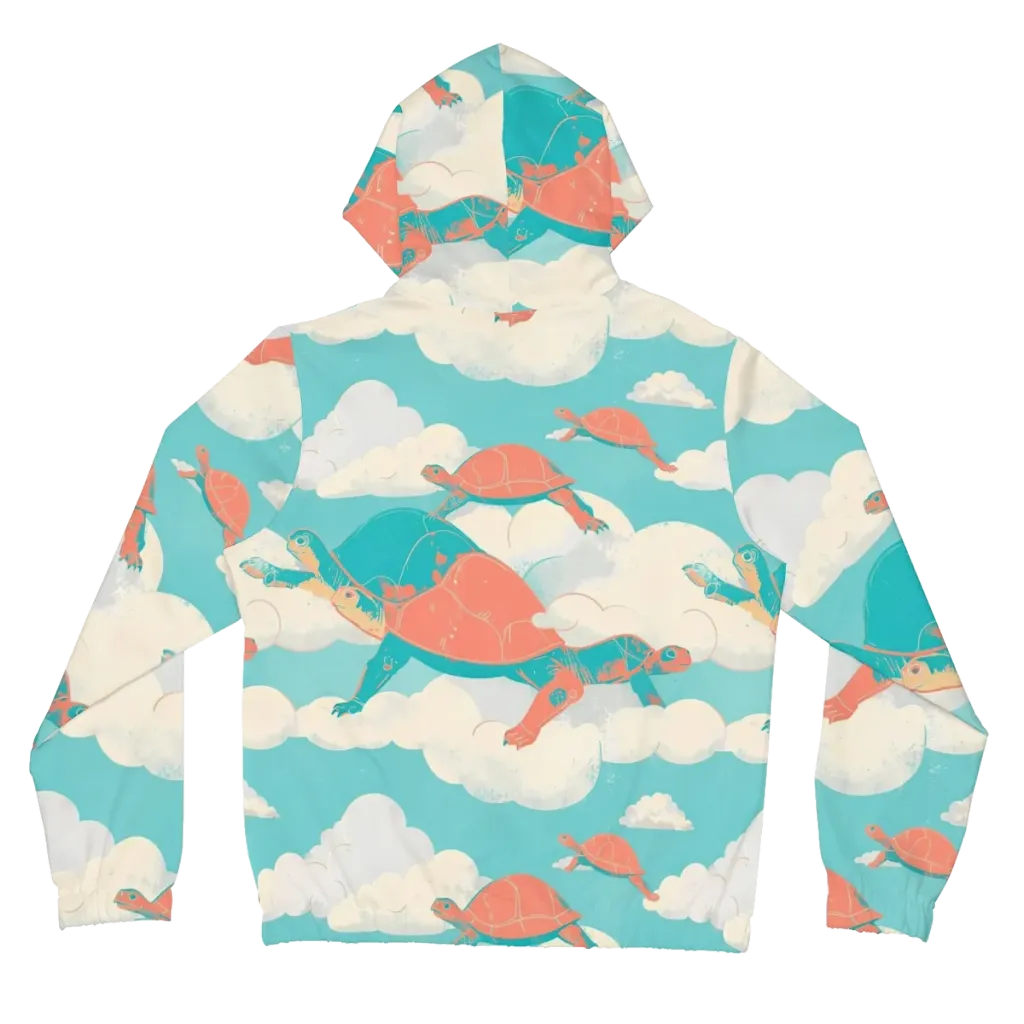 Cloudshell Migration on Women's Full-Zip Hoodie — Back