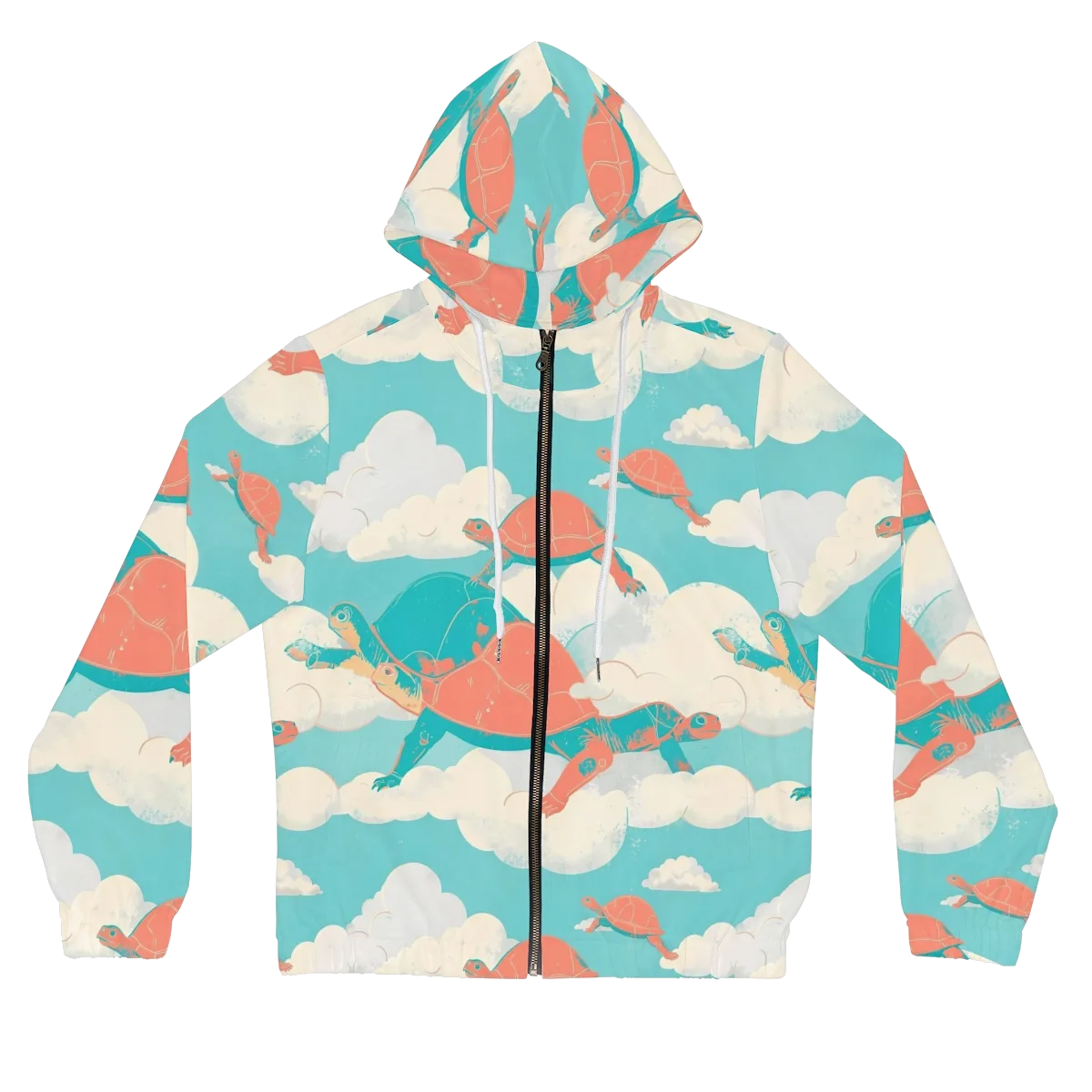 Cloudshell Migration on Women's Full-Zip Hoodie — Front