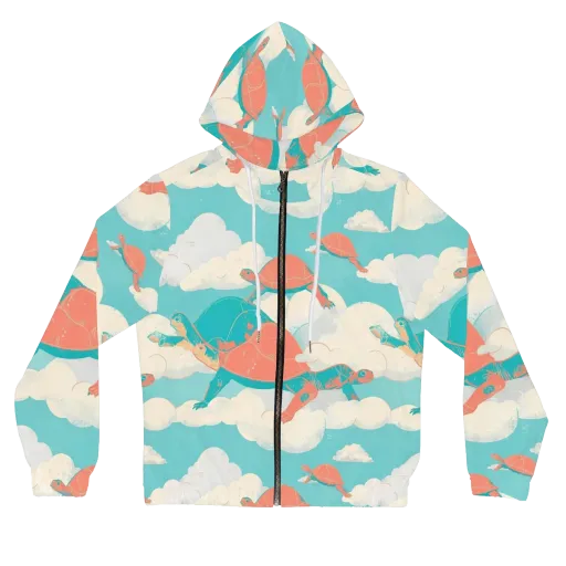 Cloudshell Migration on a Women's Full-Zip Hoodie