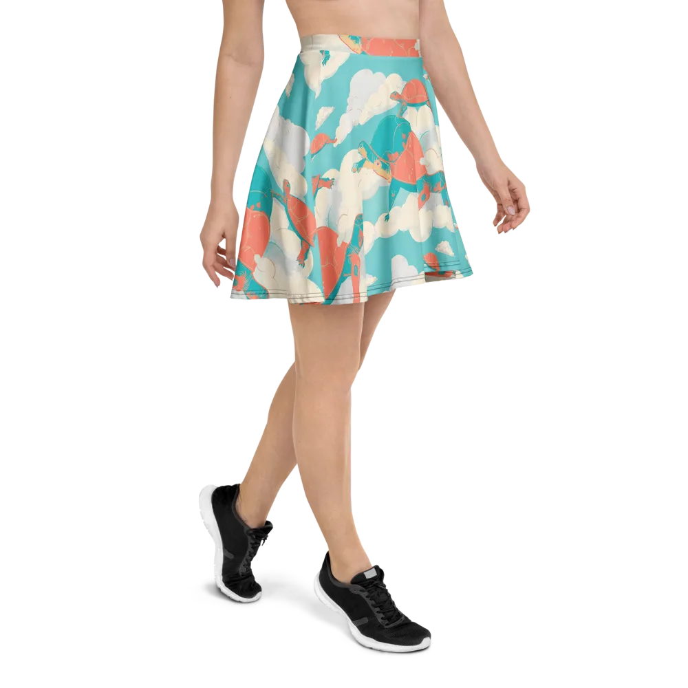 Cloudshell Migration on Skater Skirt — Right