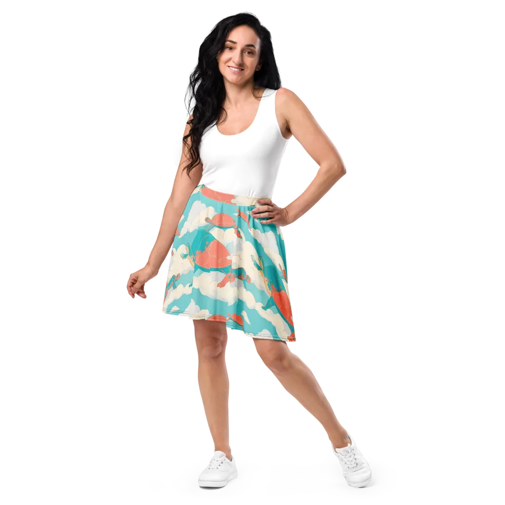 Cloudshell Migration on Skater Skirt — Front