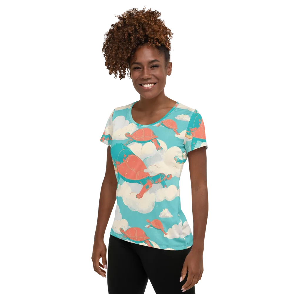 Cloudshell Migration on Women's Athletic T-Shirt — Left