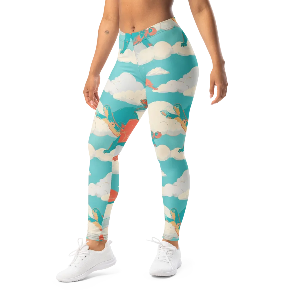 Cloudshell Migration on Leggings — Left Front