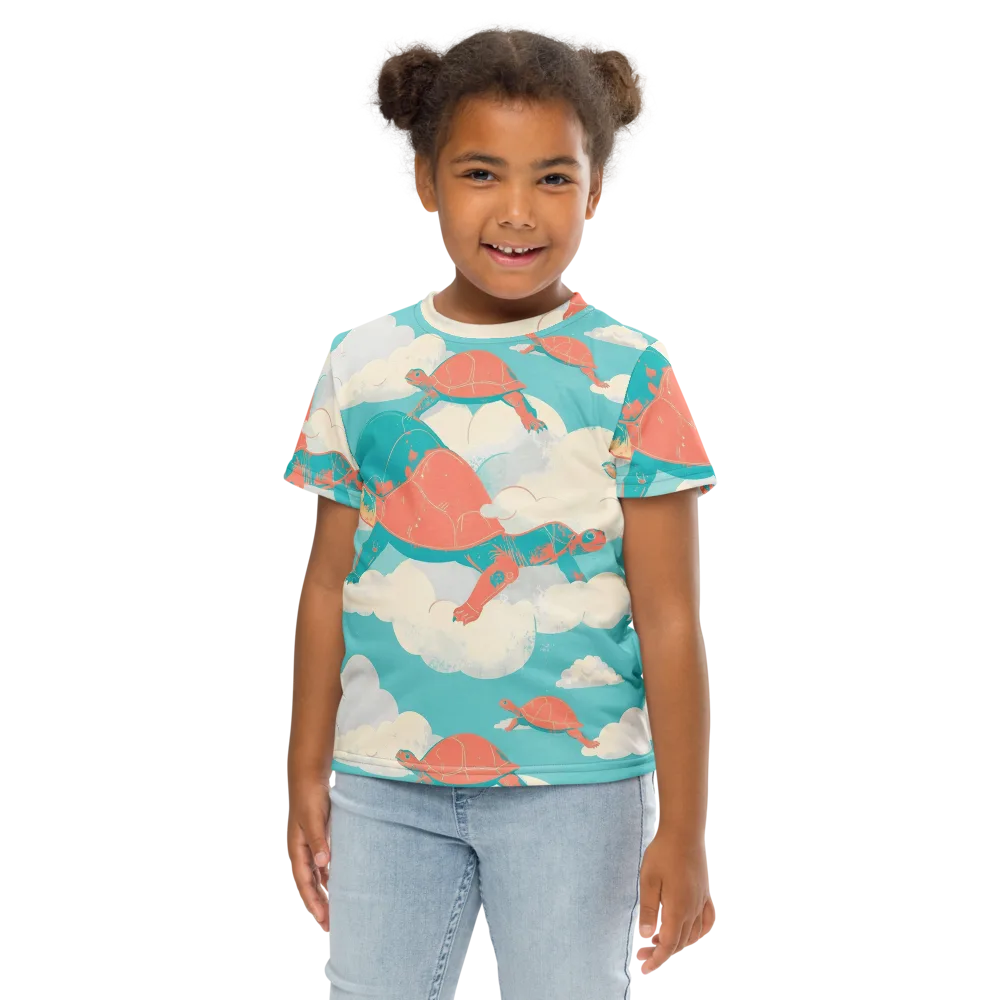 Cloudshell Migration on Kids Crew Neck T-Shirt — Front