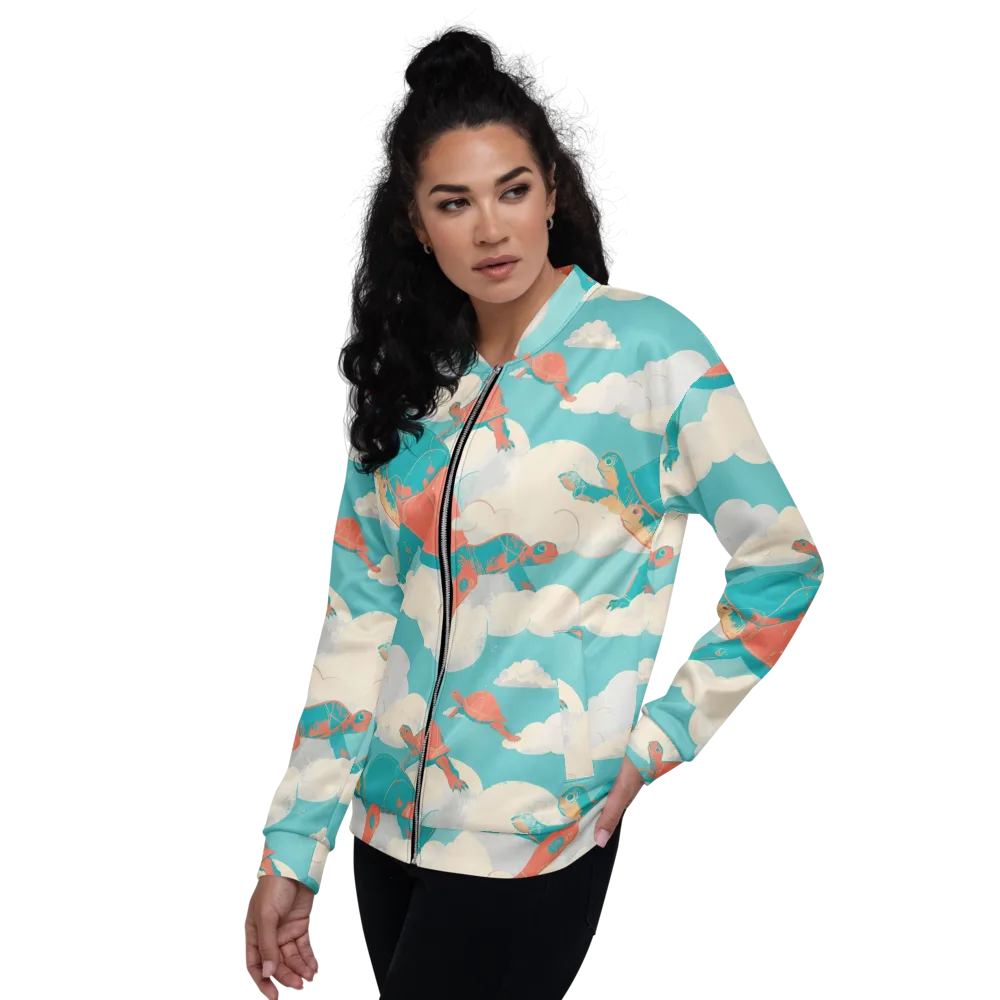 Cloudshell Migration on Bomber Jacket — Left