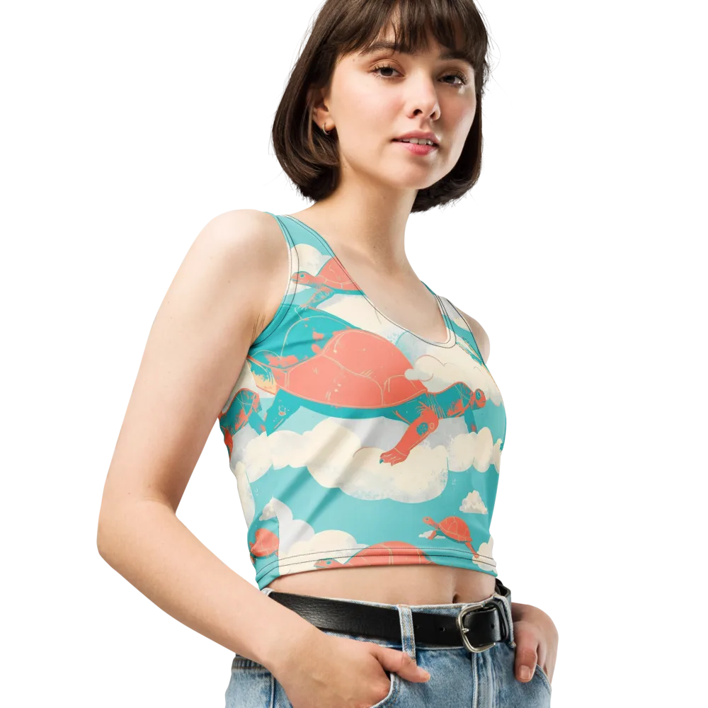 Cloudshell Migration on Crop Top — Right Front